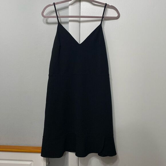 Express Little Black Ruffle Dress M - Picture 1 of 5
